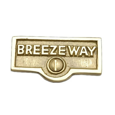 Switch Plate Tags BREEZEWAY Name Signs Labels Brass Traditional Engraved Wall Light Switch Cover Labels Renovators Supply