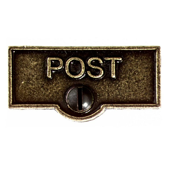 Switch Plate Tags POST Name Signs Label Board Cast Brass Traditional Engraved Wall Light Switch Cover Labels Renovators Supply