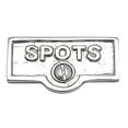 thumbnail image 1 of Switch Plate Tags SPOTS Name Signs Labels Chrome Brass Traditional Engraved Wall Light Switch Cover Labels Renovators Supply, 1 of 2