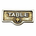 thumbnail image 1 of Switch Plate Tags TABLE Name Signs Labels Lacquered Brass Traditional Engraved Wall Light Switch Cover Labels | Renovators Supply, 1 of 2
