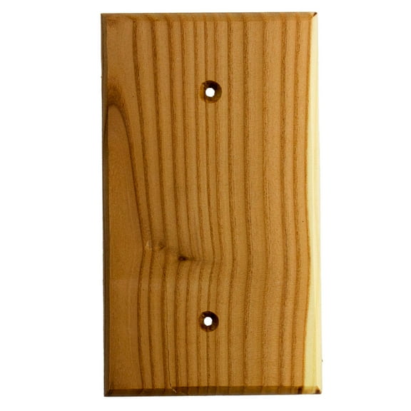 Switch Plate - Traditional - 1 Blank - Russian Olive
