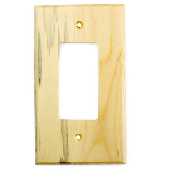 Switch Plate - Traditional - 1 Rocker - Blued Pine