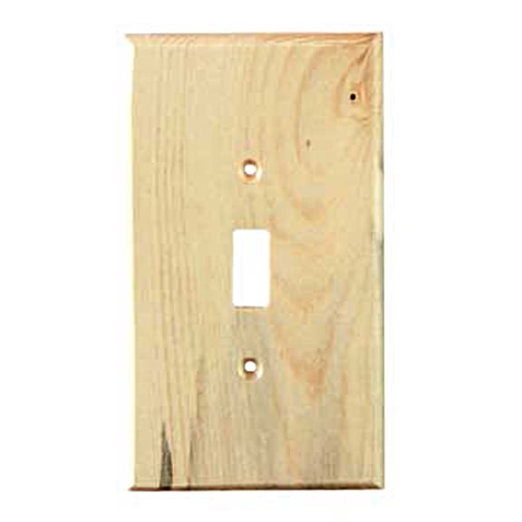 Switch Plate - Traditional - 1 Toggle - Blued Pine