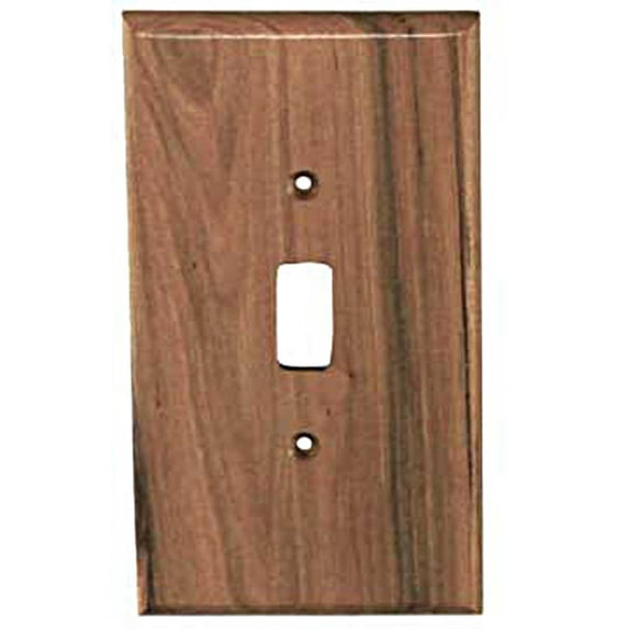 Switch Plate - Traditional - 1 Toggle - Rustic Hickory