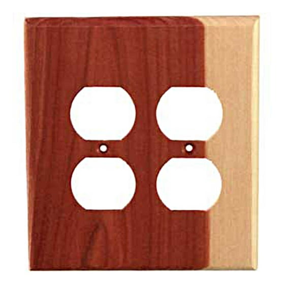 Switch Plate - Traditional - 2 Duplex - Tennessee Aromatic Cedar
