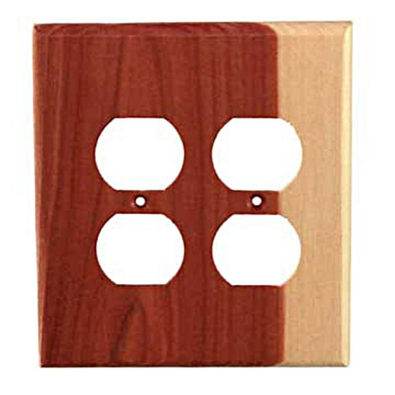 Switch Plate - Traditional - 2 Duplex - Tennessee Aromatic Cedar