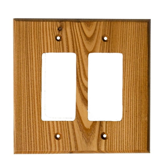 Switch Plate - Traditional - 2 Rocker - Russian Olive