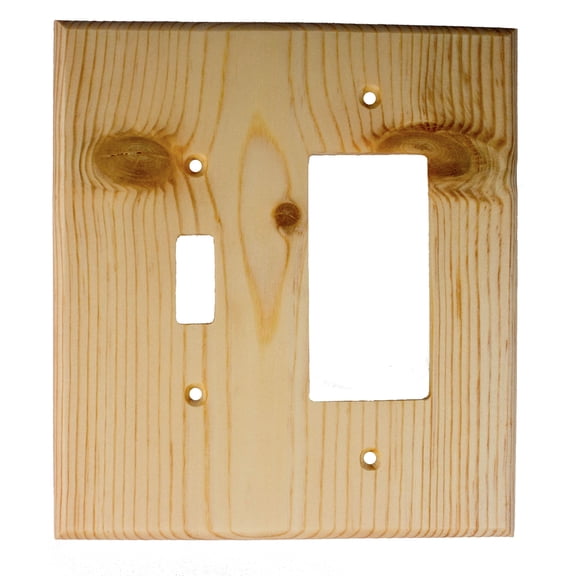 Switch Plate - Traditional - Toggle / Rocker - Knotty Pine