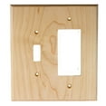 thumbnail image 1 of Switch Plate - Traditional - Toggle / Rocker - Natural Maple, 1 of 1