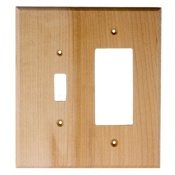 Switch Plate - Traditional - Toggle / Rocker - Rustic Hickory