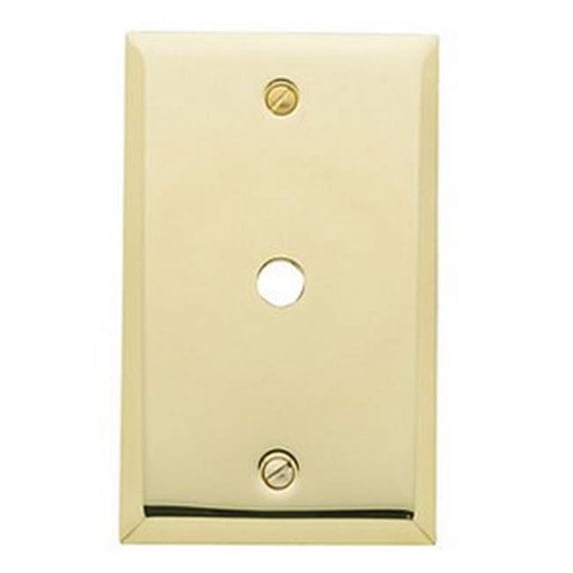 Switch PlatedBeveled Cable Cover - Polished Chrome Finish