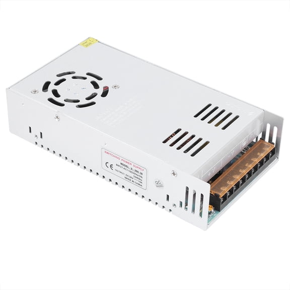 Switch Power Supply Driver Adapter Aluminum Alloy DC36V LED Screen Strip Light 3D Printer(S3603636v 10a 360W AC110/220V15% )