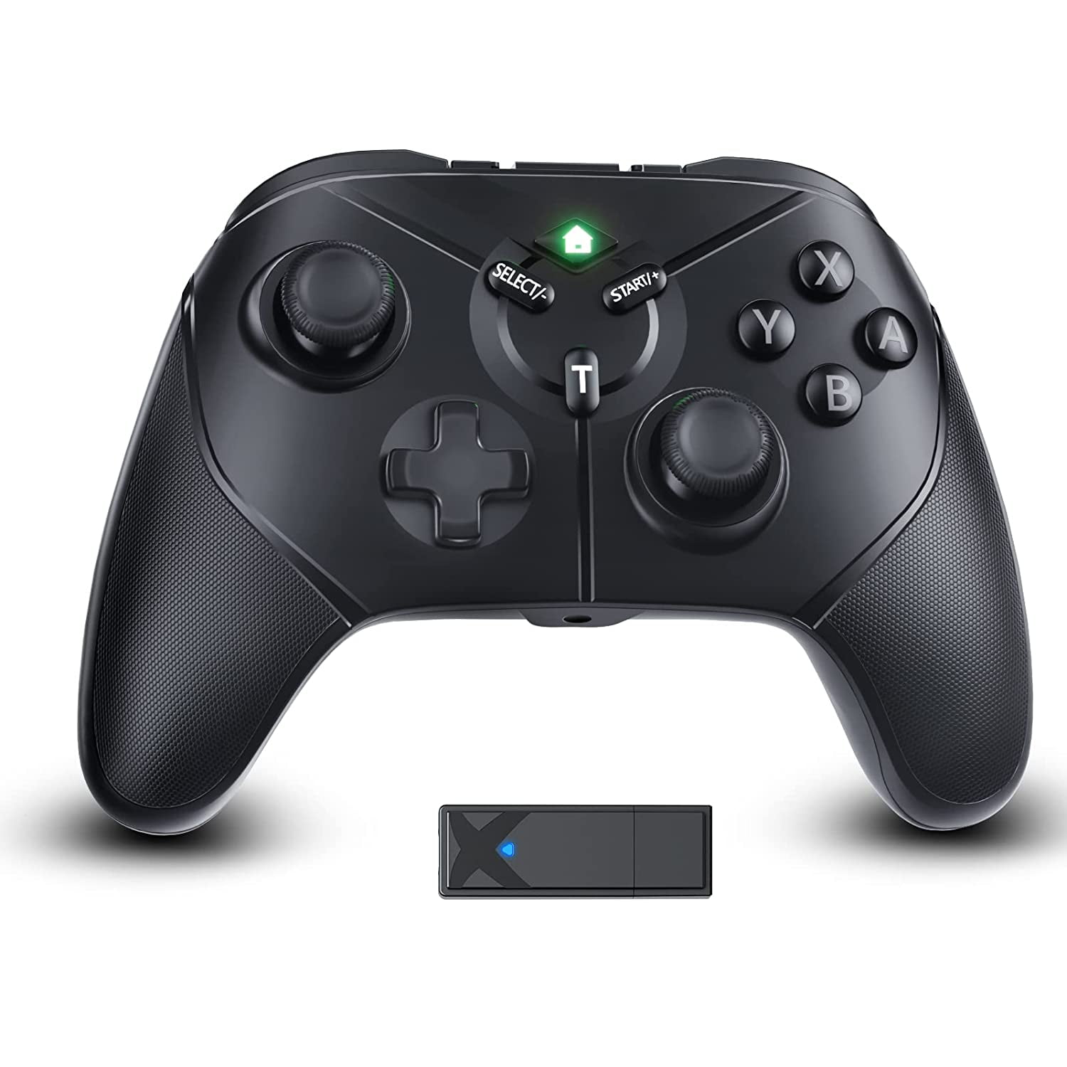 Switch Pro Controller for Nintendo Switch/Switch Lite/OLED/PC, Bonadget Wireless Game Controller with 2 Programmable Buttons,Dual Vibration,Turbo,6-Axis Gyro Sensor and Wake up Function