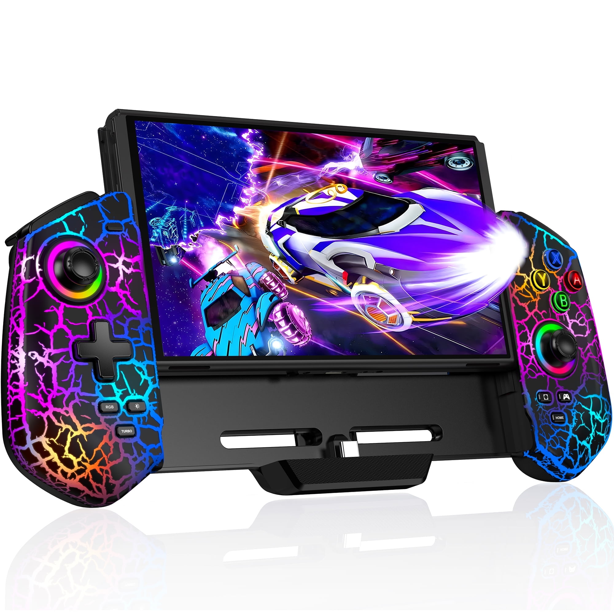 REALMz Wired LED Light-Up Pro Controller for Nintendo Switch