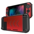 thumbnail image 1 of Switch Protective Case, Aluminum Alloy Hard Shell Anti Scratch Shockproof Cover Case for Switch Console and Joy-Con Controller, Red, 1 of 8