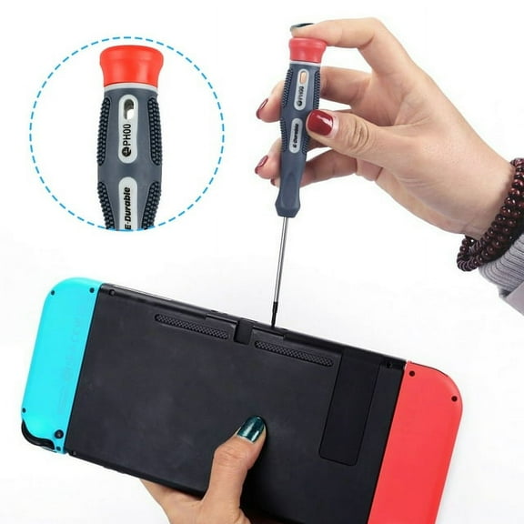 Switch Screwdriver Kit, Triwing Screwdriver for Nintendo, Tri Wing Magnetic Tip Screwdriver Repair Tool Set, PH00 Y0 Y00 Cross Wing Precision Screw Driver Compatible with NS Switch Controller