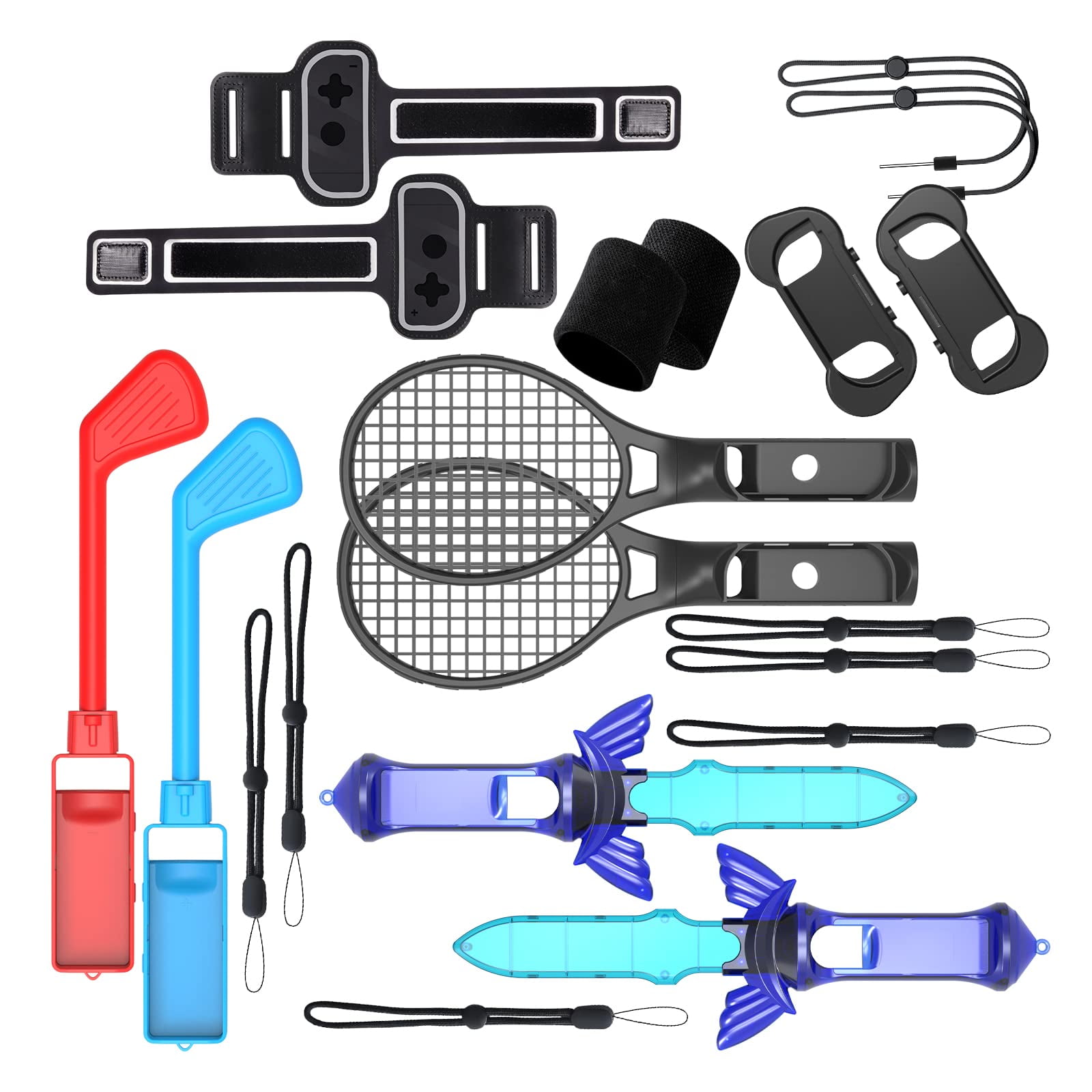 Switch Sports Accessories Bundle 12 in 1 Accessories Kit for Nintendo