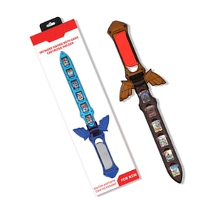 Switch Sports Accessories,Game Sword Compatible with Switch Sports Chambara (Swordplay)/Legend of Zelda: Skyward Sword HD ,with 6 Game Card Slots