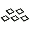 thumbnail image 1 of Switch Surround Plate Single Gang Acrylic Black 110mm x 110mm Pack of 5, 1 of 5