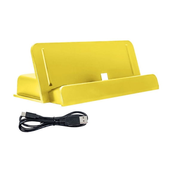 Switch/Switch Lite Charging Dock with Ergonomic Stand - 2-in-1 Fast Charger & Console Holder for Nintendo Gaming Accessories, Portable Non-Slip Bracket