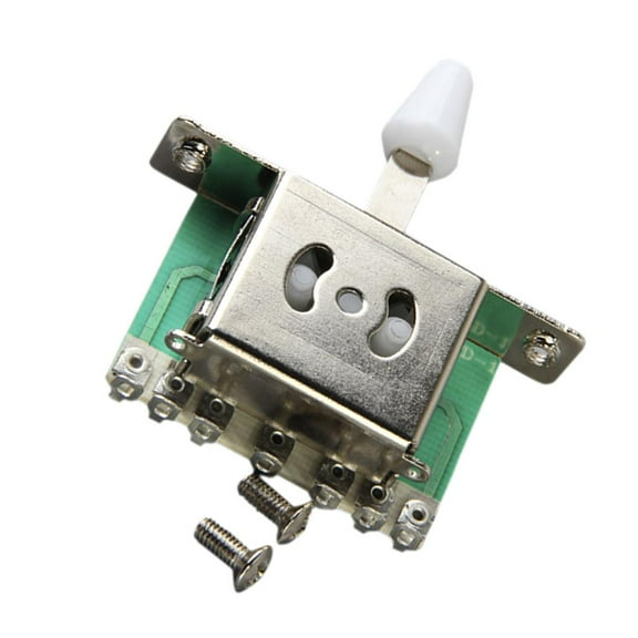 Switch W/ White Knob For Electric Guitar