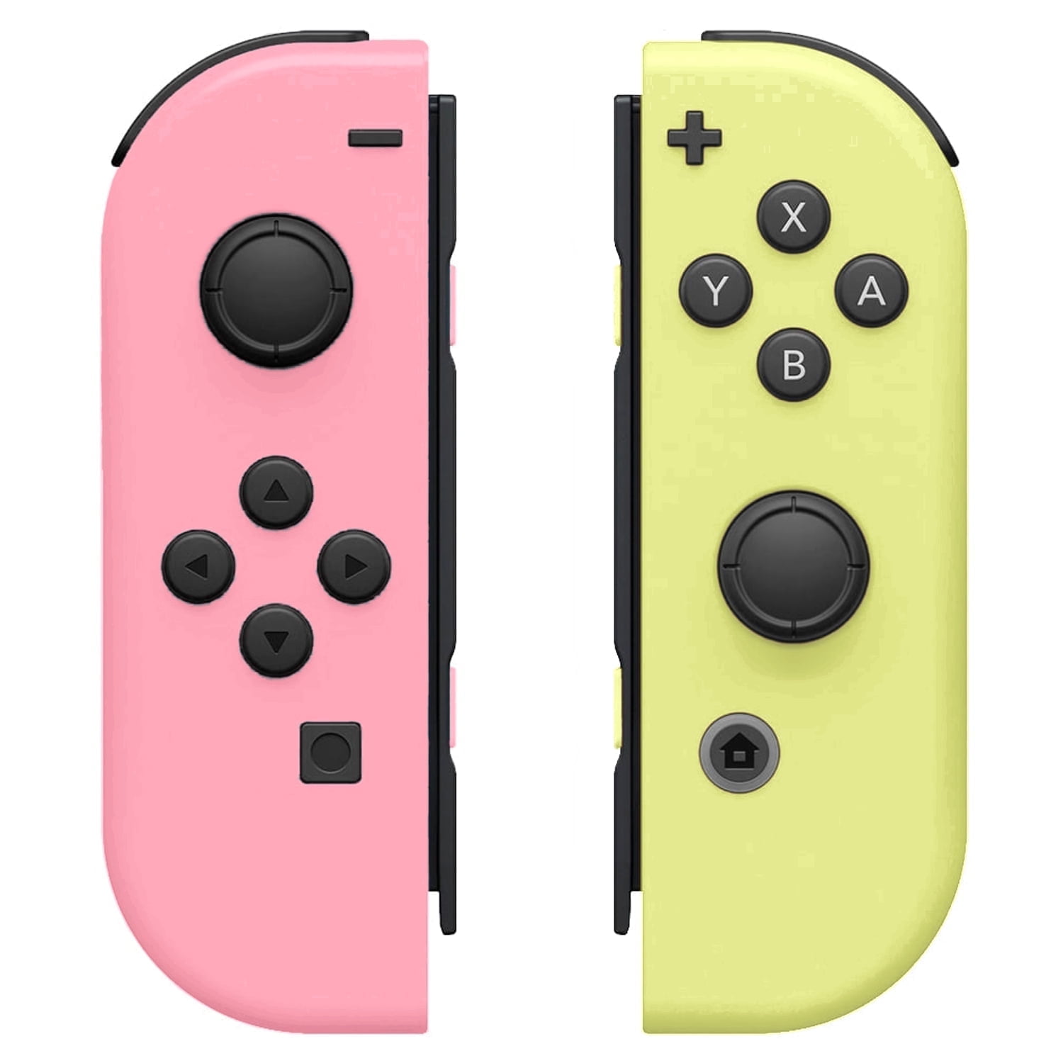 Switch Wireless Controllers Replacement Wireless Gamepad Joy-con Dual Vibration (Pink & Yellow)