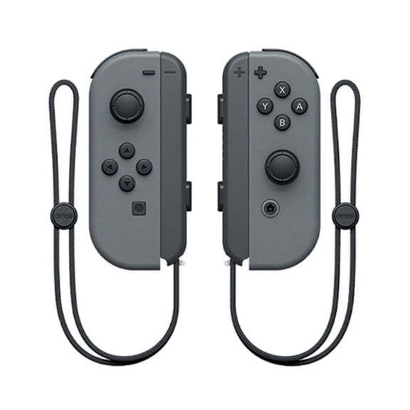 Switch Wireless Controllers with Hand Strap Replacement Wireless Gamepad Joy-con Dual Vibration (Grey)