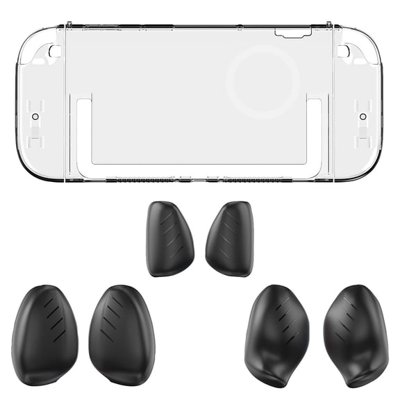 Switch2 Dockable Split Transparent Protective Cover, Absorbing And Scratch Resistant, Equipped With Replaceable Handle