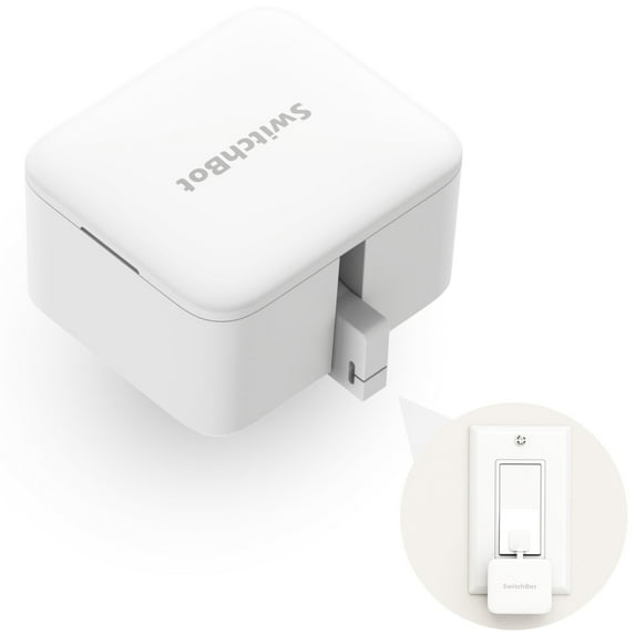SwitchBot Bot, Programmable Bluetooth Smart Button Pusher, White