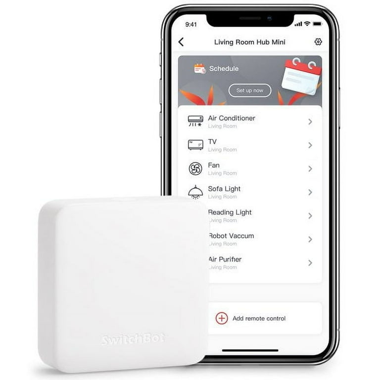 SwitchBot Hub Mini, Smart IR Blaster & Smart Bluetooth to Wi