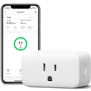 Woods WiOn 50049 Outdoor Wi-Fi Wireless Plug-In Switch; Smartphone And  Tablet Automation For Up To 12 Devices 2 Grounded Outlets Weather Resistant