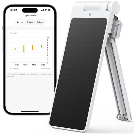 SwitchBot Solar Panel 3, Charger for SwitchBot Curtain 3, White