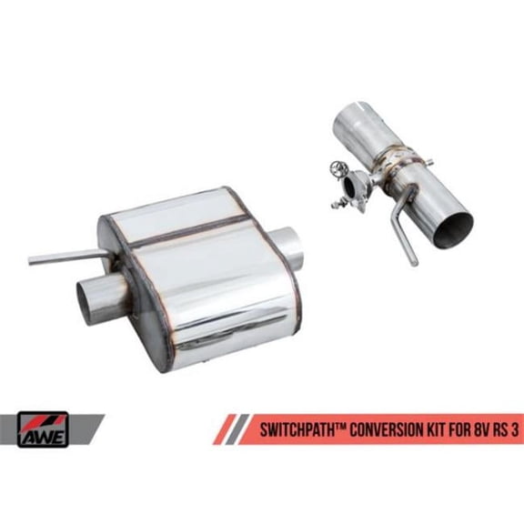 SwitchPath Exhaust Conversion Kit for 2018-2019 Audi TT RS Coupe 8S-MK3 2.5L Turbo