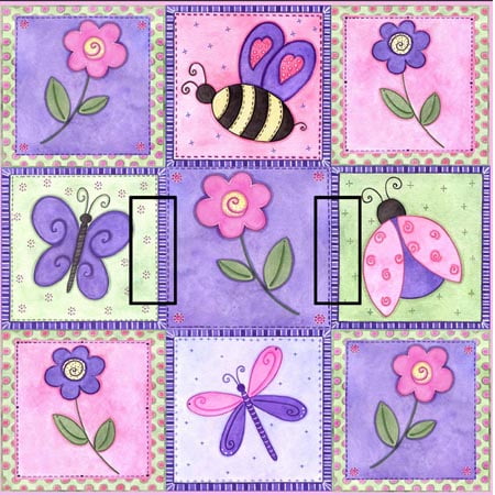 Pink Springtime OP Double Toggle SwitchStix Peel and Stick Art Deco Switch Plate Cover Applique Washable Heat/Steam/Water-Resistant - 1 unit