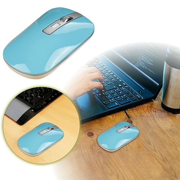 Switchable Rechargeable Wireless Mouse for Uninterrupted Productivity Made of ABS