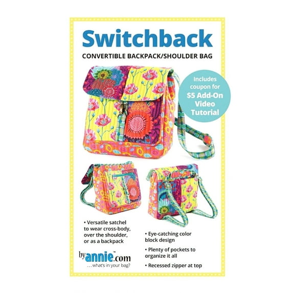Switchback Backpack Pattern by Annie