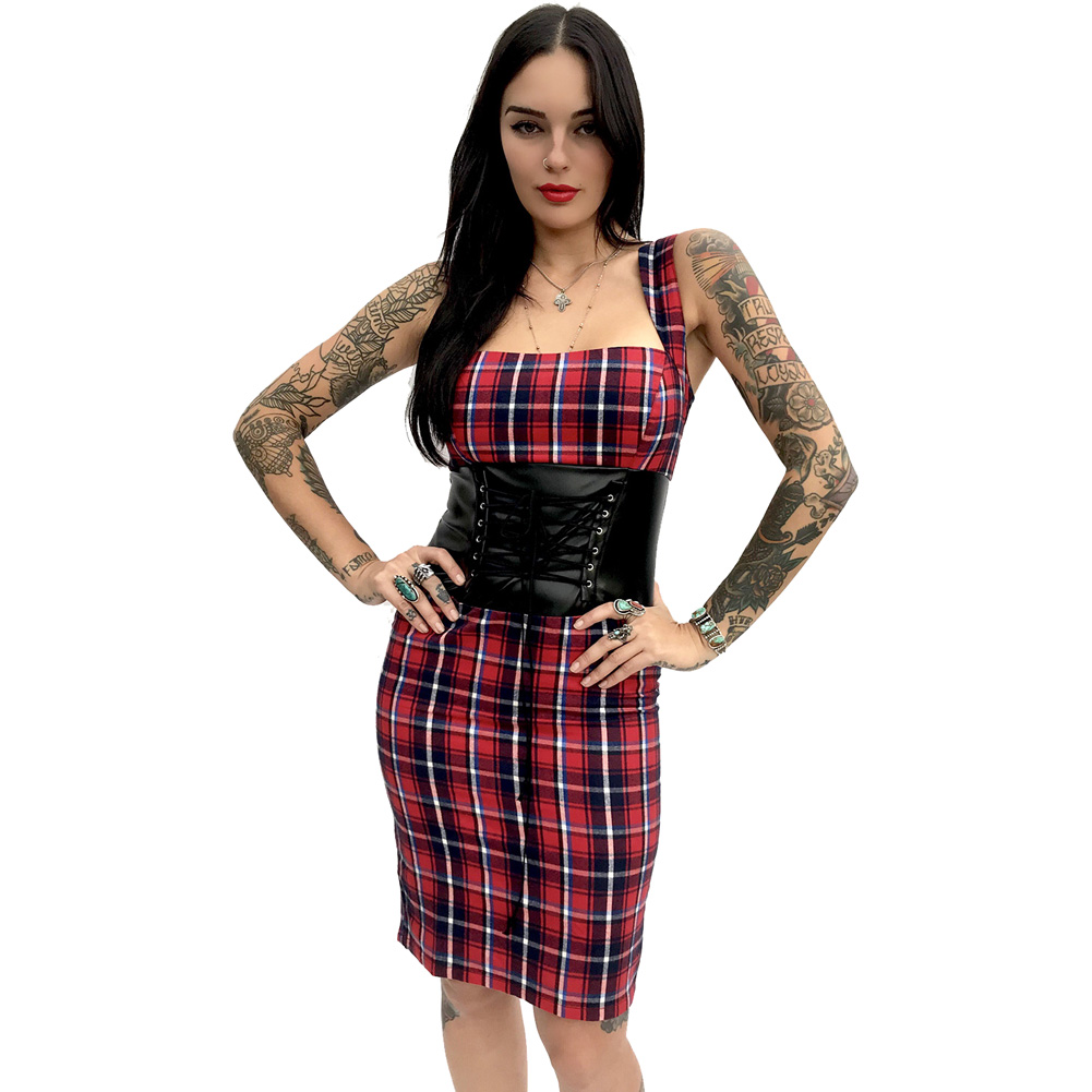 Switchblade Stiletto Women's Bella Dress - Stretchy Cotton Jersey, Crossover Bodice, Made In USA