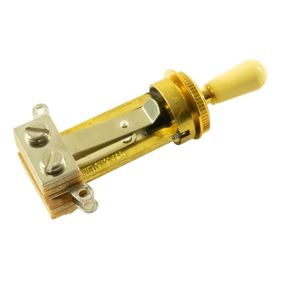 Switchcraft 3 Position Toggle Switch Exact Replacement For Gibson Les Paul #12010X Gold (1)