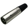 thumbnail image 1 of Switchcraft A3M 3-Pin XLR Male, Cable Mount, Nickel Finish - A3M, 1 of 1