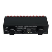 Switcher,4 Out Amplifier Switcher Switch Switcher Input 2 Output Or 2 Switcher 4 300w Per Switch Dispenser 2 In Channel Switch Switcher Comparator Switcher 300w Sound Quality Per Channel