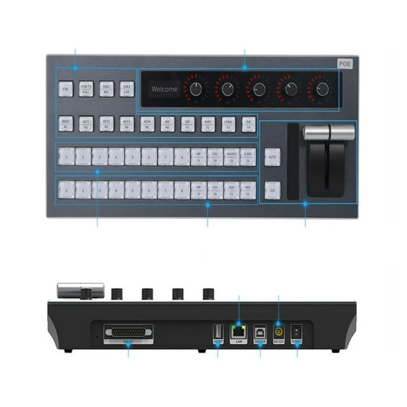 Switcher Panel Video Camera Console Controleer For Live Streaming Stage Event Church Conference ,Wide Compatibility
