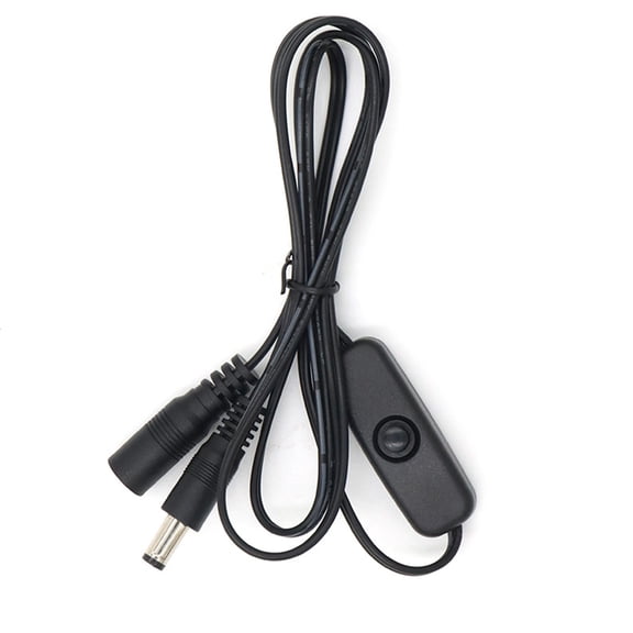Switches Enableds DC5521 5.5x2.1mm Power Cord Male Female Connection for Electronics and Security Systems