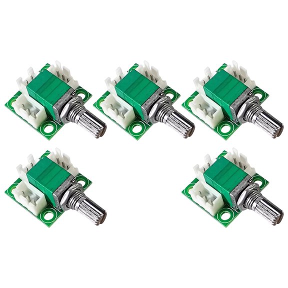 Switches Equipped B50K 2 Channel Volumes Control Potentiator And Adapters Leads Board In Sealed Design
