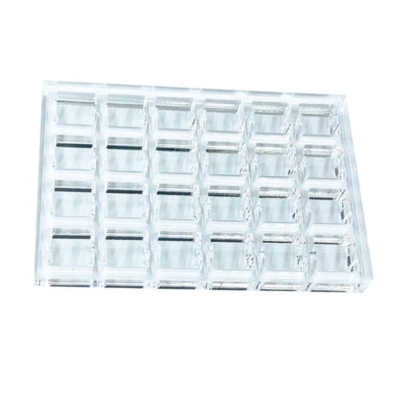 Switches Tester Base Clear Acrylic Plate for MX Switches Storage Base Acrylic Switches Tester Frame 4x6 Grid