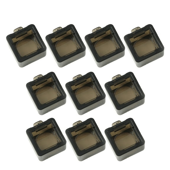 Set of 10PCS Mechanical Keyboard Switches Testers with Single Frame Switches Sampler Stress Relief Keychain Toy Gift