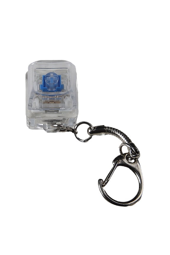 Switches Tester Switches Sampler for Mechanical Keyboard 1-Key Switches Testing Tool Keychain Transparent