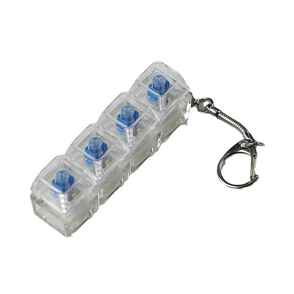 Switches Tester Switches Sampler Mechanical Keyboard Keyswitch Testing Tool Switches LED Light Keychain Toy