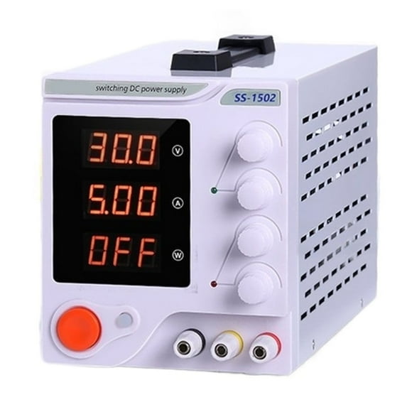 Switching DC Power Supply Laboratory Adjustable 30v 10A LCD Screen Bench Power Source Regulator 4-digit Digital Display ,Voltage Consistency