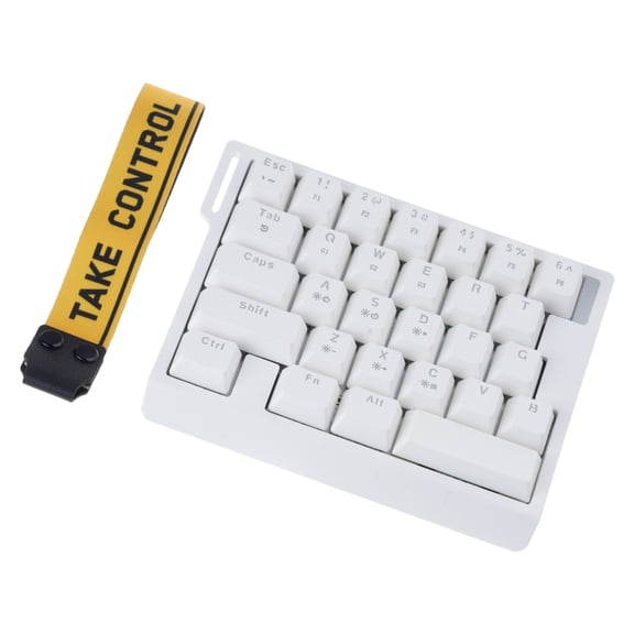 Switching Gaming Keyboard Single Handed LED Hotswap Adjustable Actuation Keypad Ergonomic Mechanical Keyboard