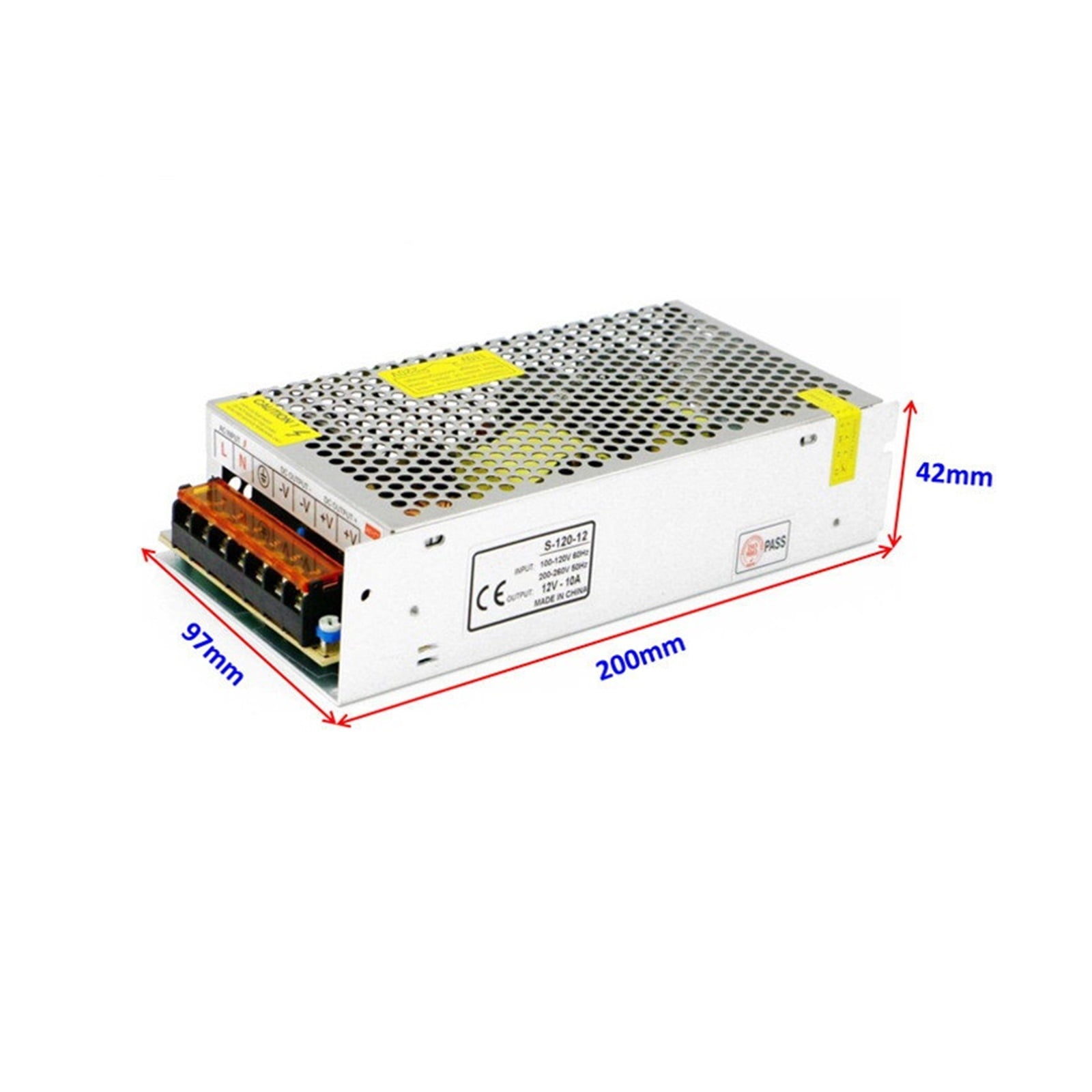 Transformateur LED 220V Vers 12V/24V - Puissance 25W à 350W, Protections Intégrées - Pour Bandes LED, éclairage